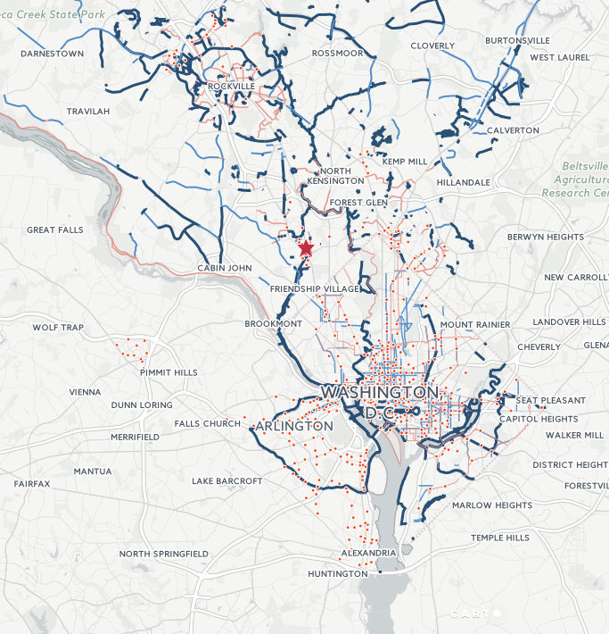 dvp bike trail map